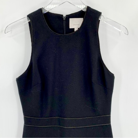 Cinq A Sept Hestia Black Sleeveless Dress Black Lace Bottom - Picture 8 of 9